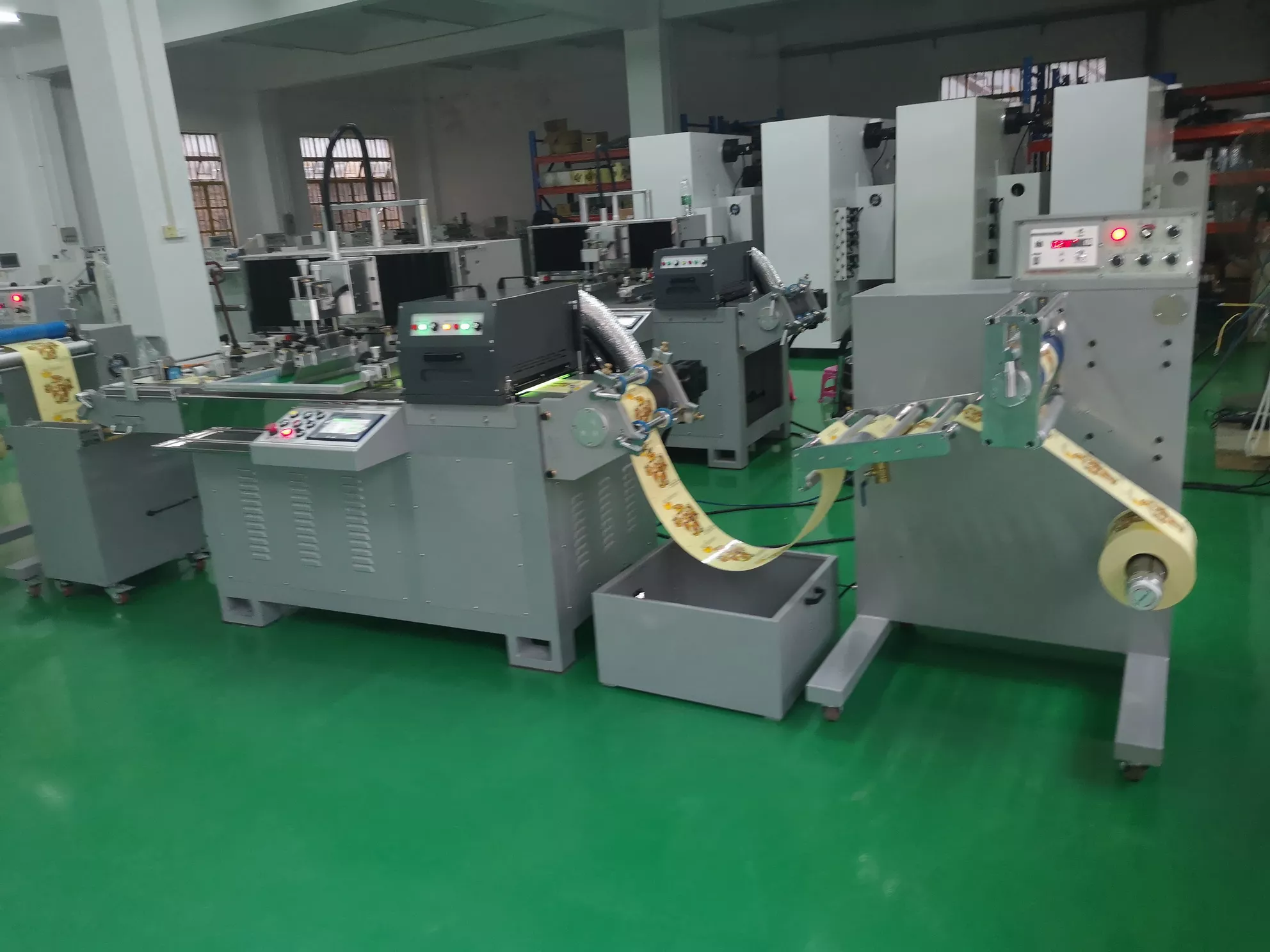 350 Single seat silk screen printing machine